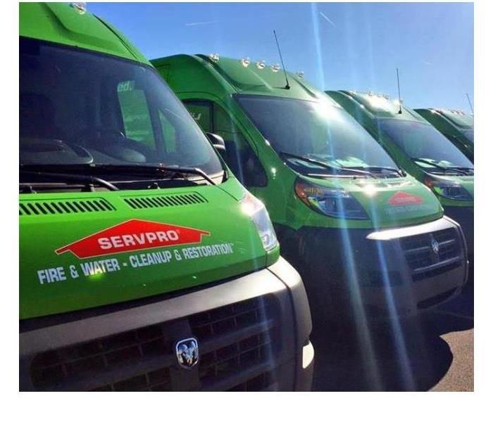 SERVPRO of the Twin Ports Van Lineup